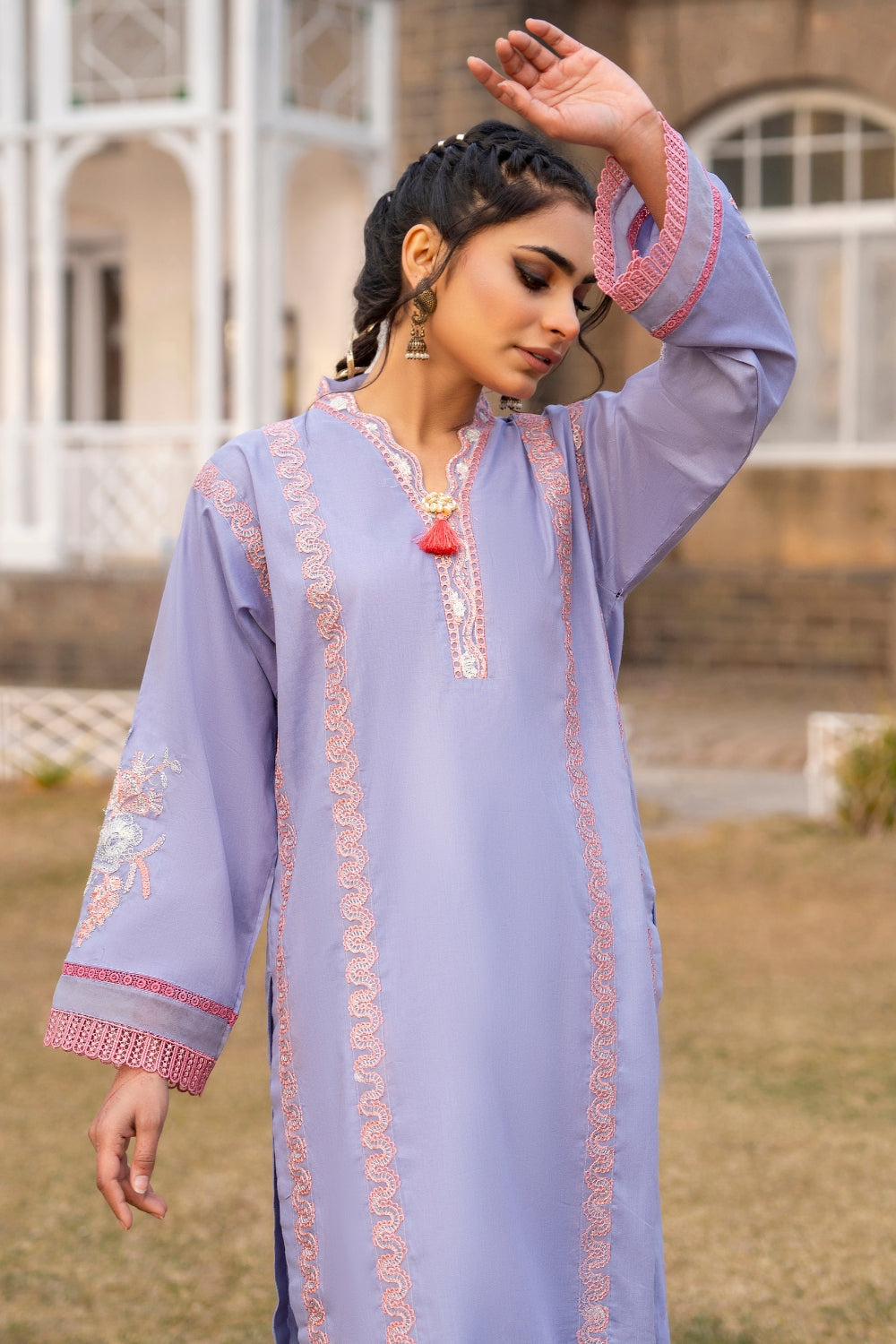 Ittehad | Embroidered Lawn | I-22 - Rang-e-Khaas