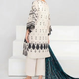 Ittehad | Printed Lawn 24 | IP3P02-3PS-BGE - Rang-e-Khaas