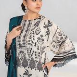 Ittehad | Printed Lawn 24 | IP3P02-3PS-BGE - Rang-e-Khaas