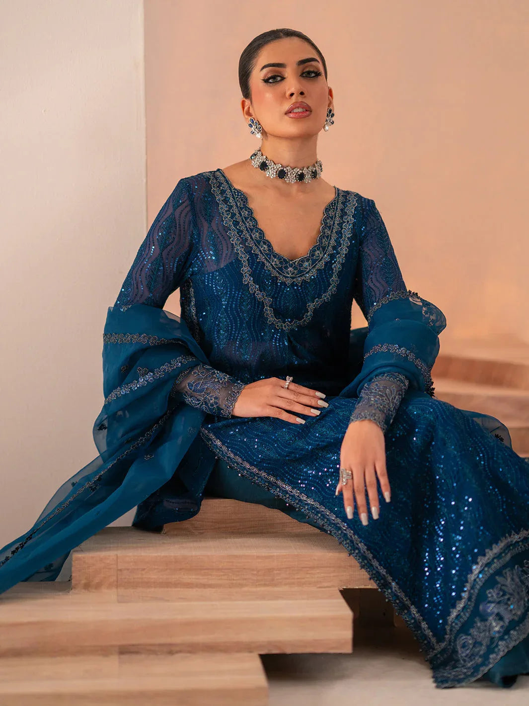 Izel | Stardust Luxury Collection | SLC-003-Nova - Rang-e-Khaas