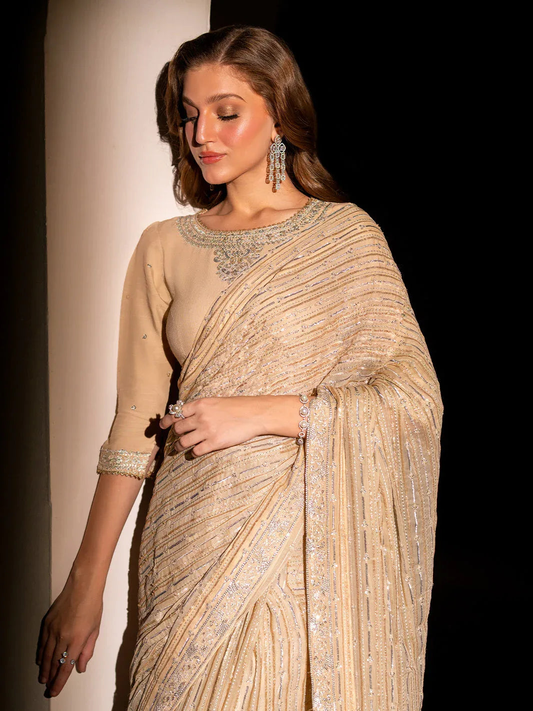 Izel | Stardust Luxury Collection | SLC-004-Luna - Rang-e-Khaas