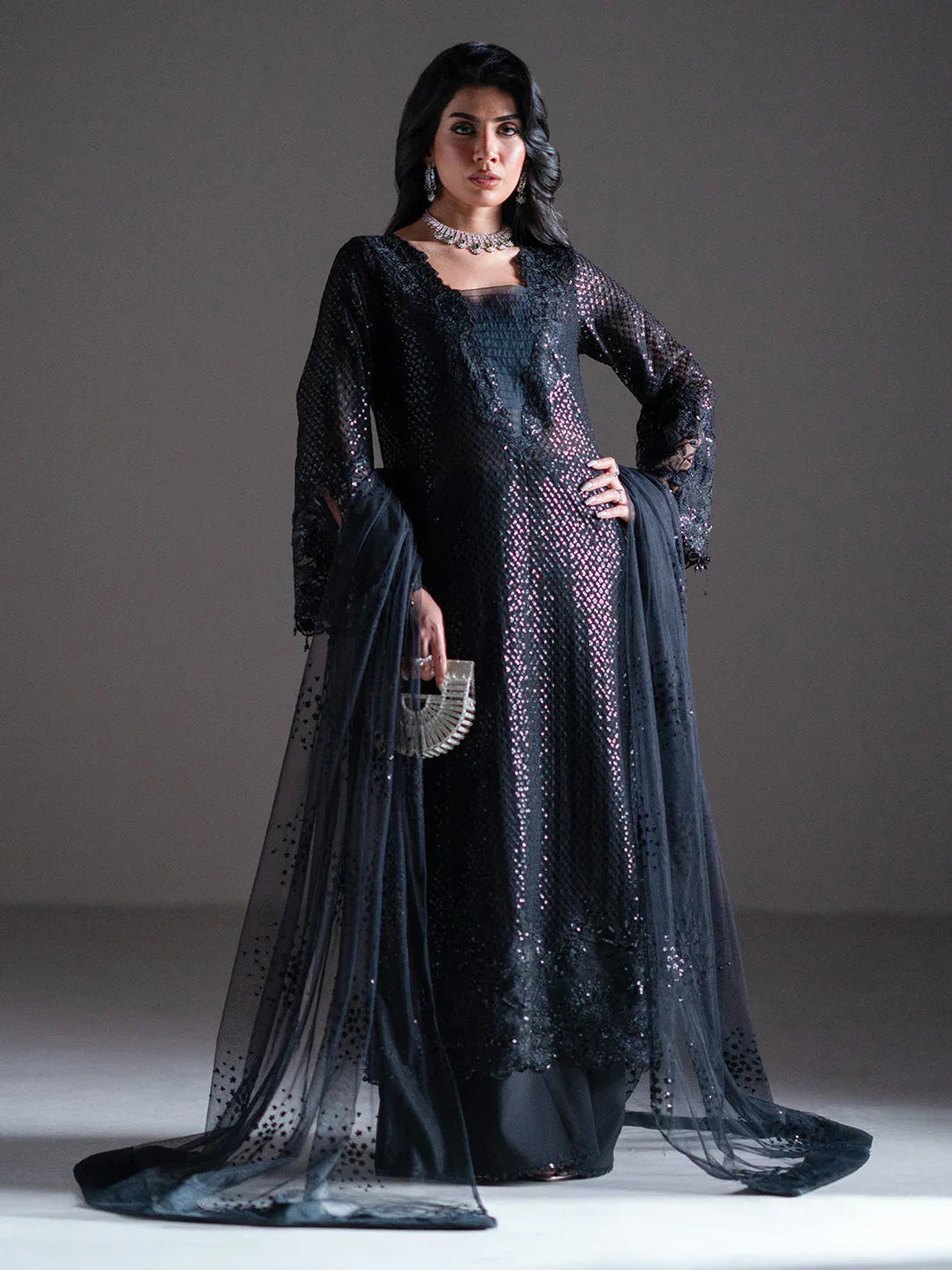 Izel | Stardust Luxury Collection | SLC-014-Zelie - Rang-e-Khaas