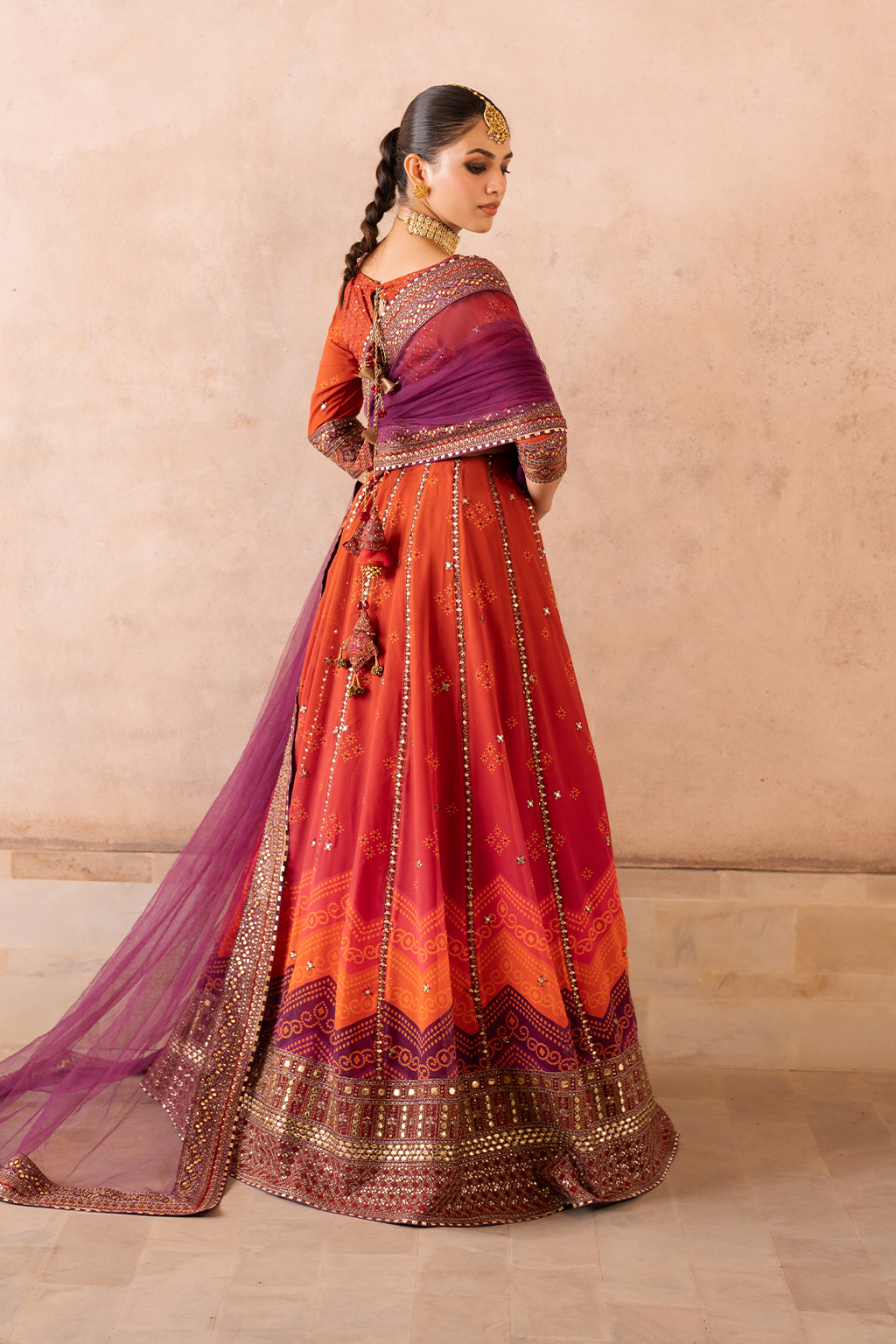 Iznik | Bandhani Formals | UE-334 - Rang-e-Khaas