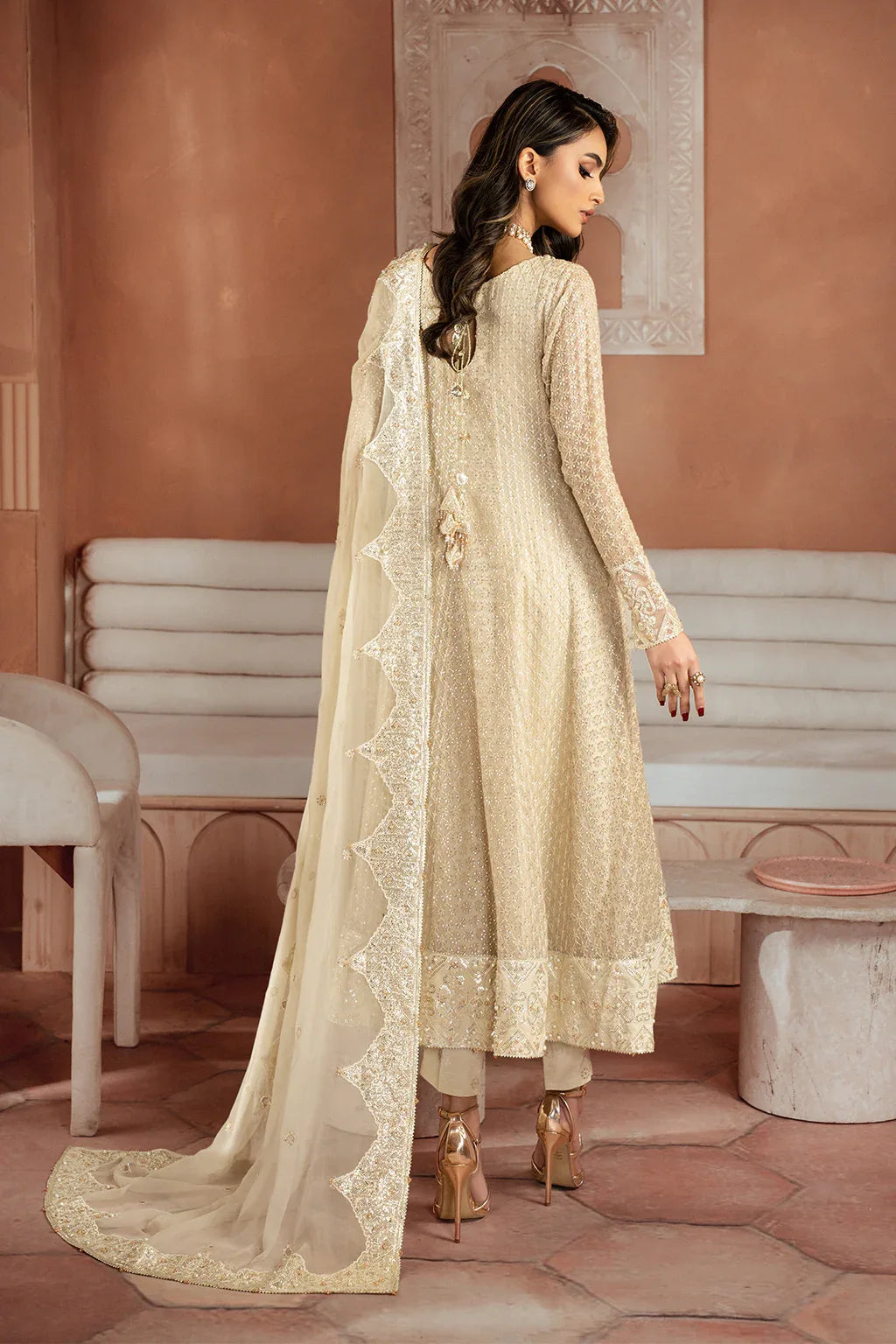 Iznik | Chiffonkari Formals | ICK-06 Embroidered Chiffon - Rang-e-Khaas