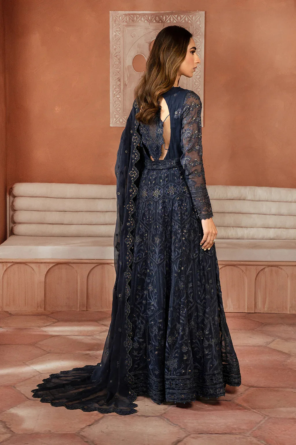 Iznik | Chiffonkari Formals | ICK-07 Embroidered Chiffon - Rang-e-Khaas