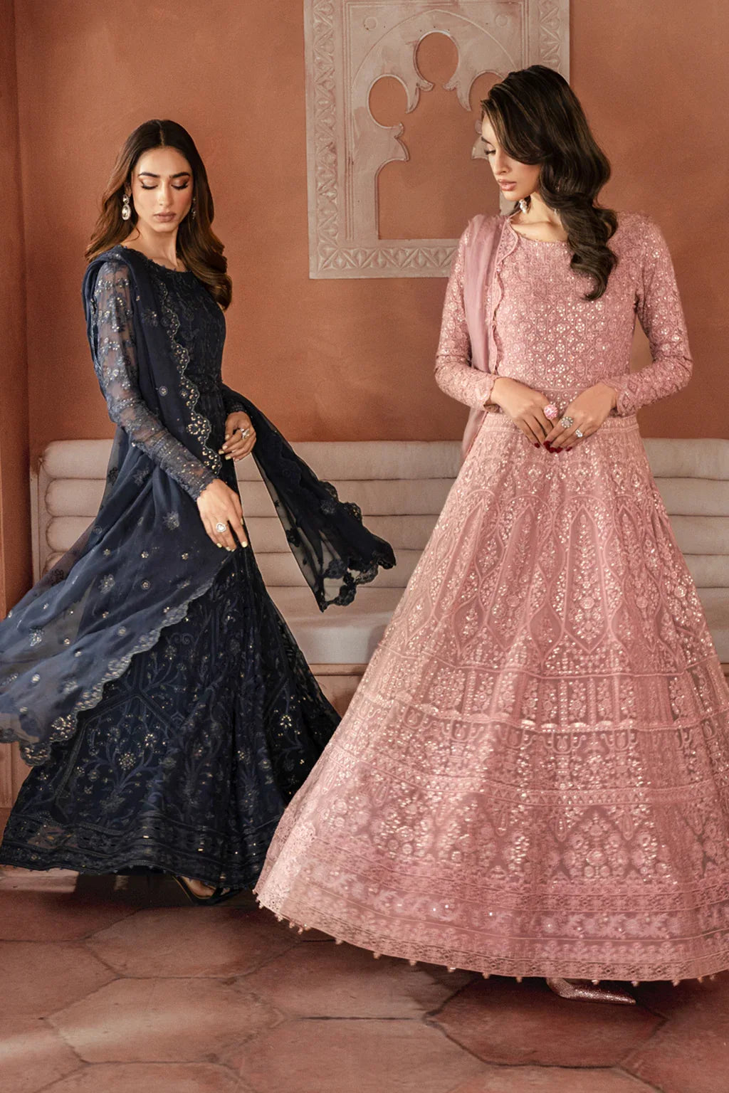 Iznik | Chiffonkari Formals | ICK-07 Embroidered Chiffon - Rang-e-Khaas