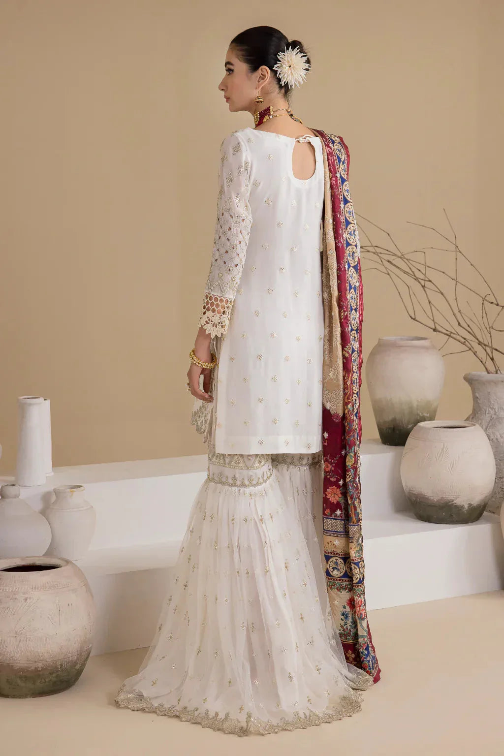 Iznik | Chinnon Chiffon | CC-24 BIANCA - Rang-e-Khaas