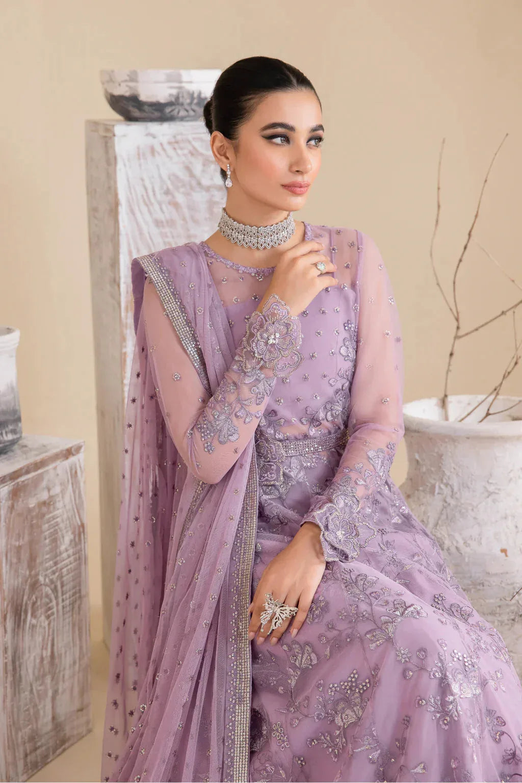 Iznik | Chinnon Chiffon | CC-25 REBECCA - Rang-e-Khaas