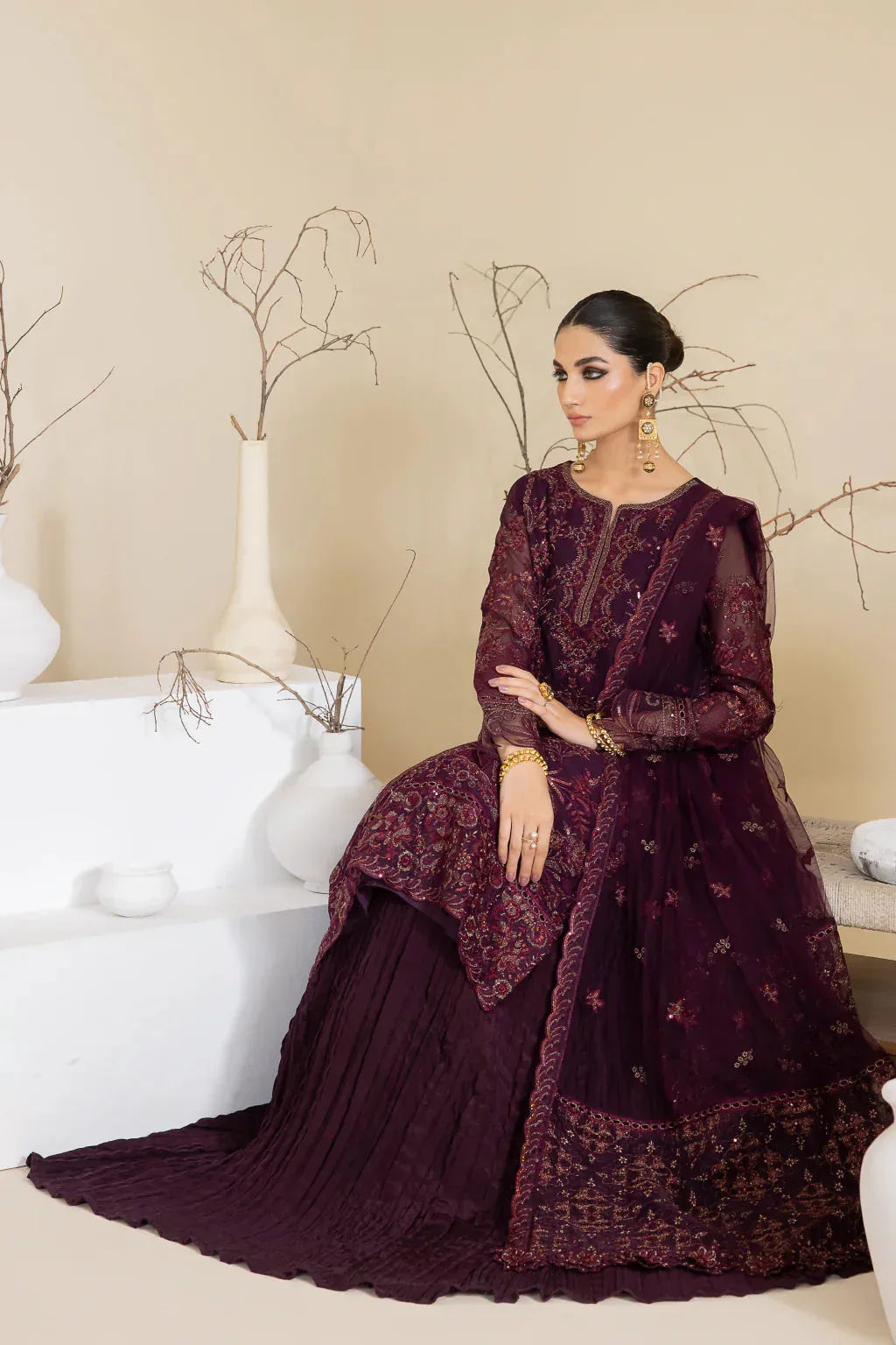 Iznik | Chinnon Chiffon | CC-28 KEEYA - Rang-e-Khaas