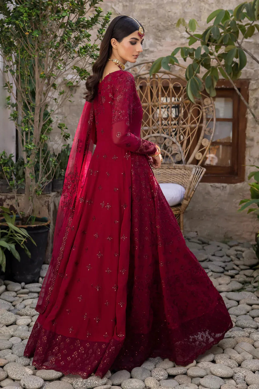 Iznik | Chinnon Chiffon | CC-29 ROSALIE - Rang-e-Khaas