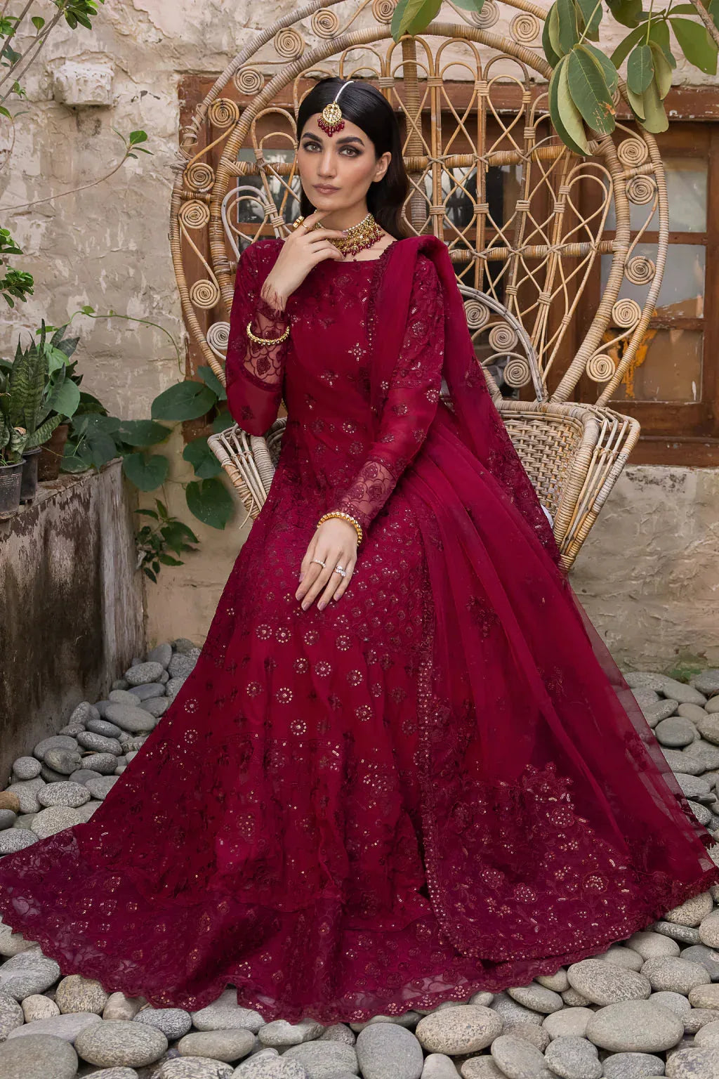 Iznik | Chinnon Chiffon | CC-29 ROSALIE - Rang-e-Khaas
