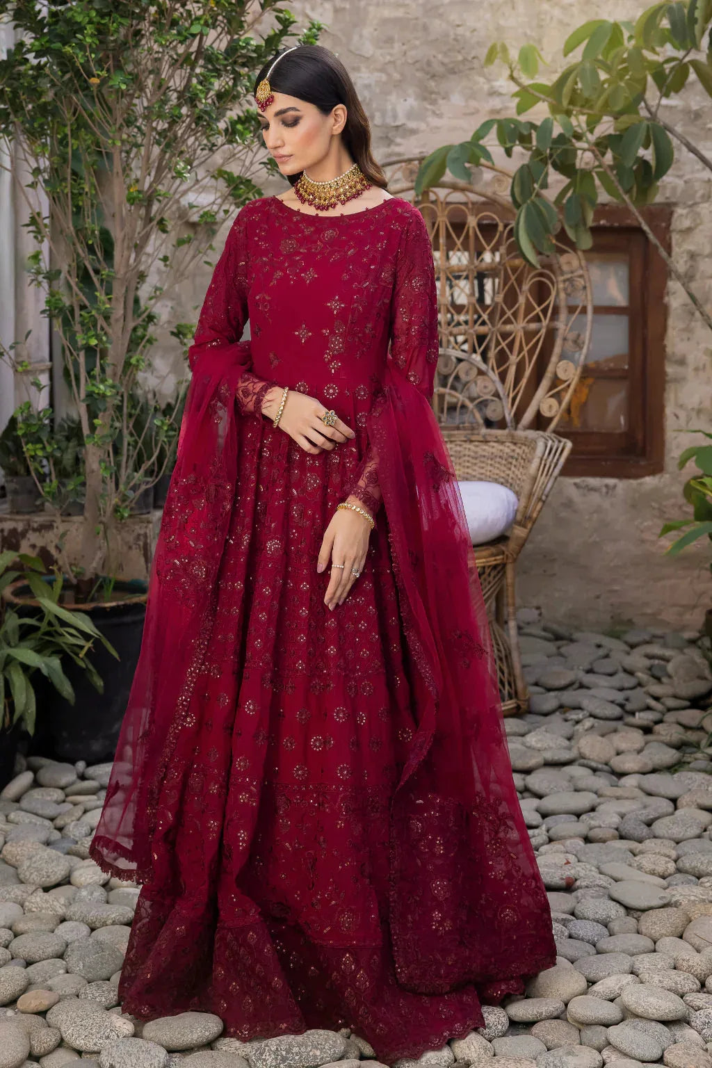 Iznik | Chinnon Chiffon | CC-29 ROSALIE - Rang-e-Khaas