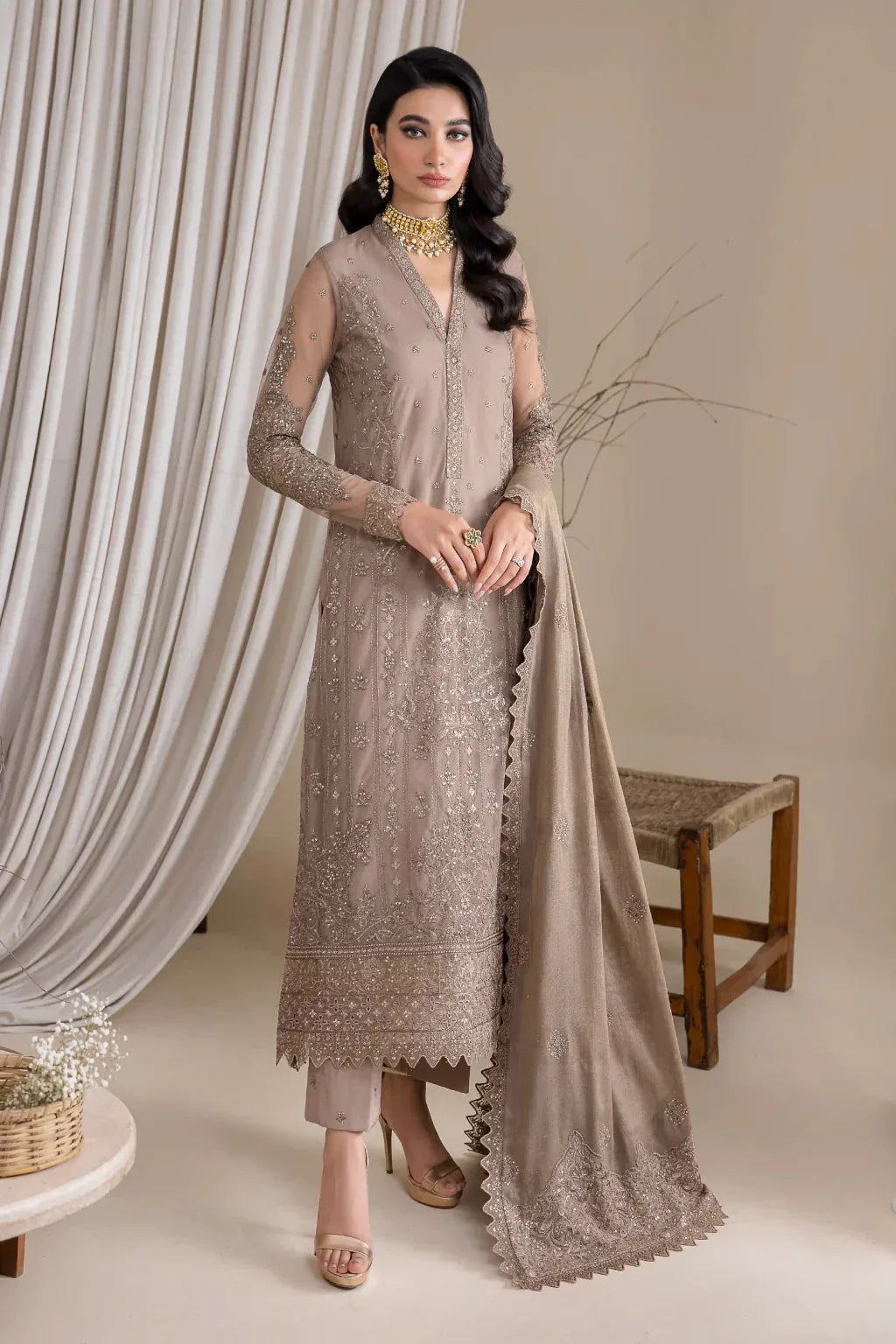 Iznik | Chinnon Chiffon | CC-30 VANESSA - Rang-e-Khaas