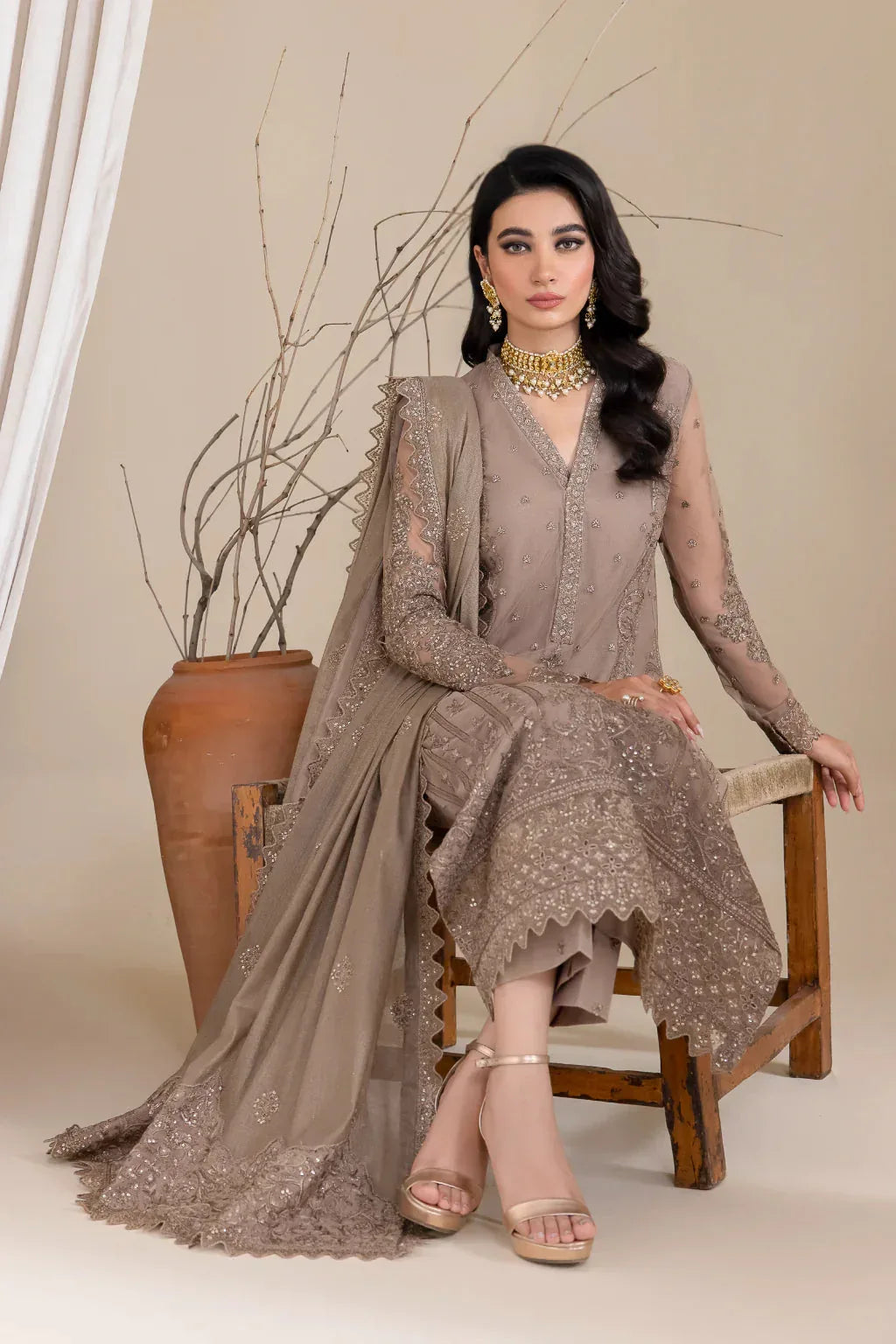 Iznik | Chinnon Chiffon | CC-30 VANESSA - Rang-e-Khaas