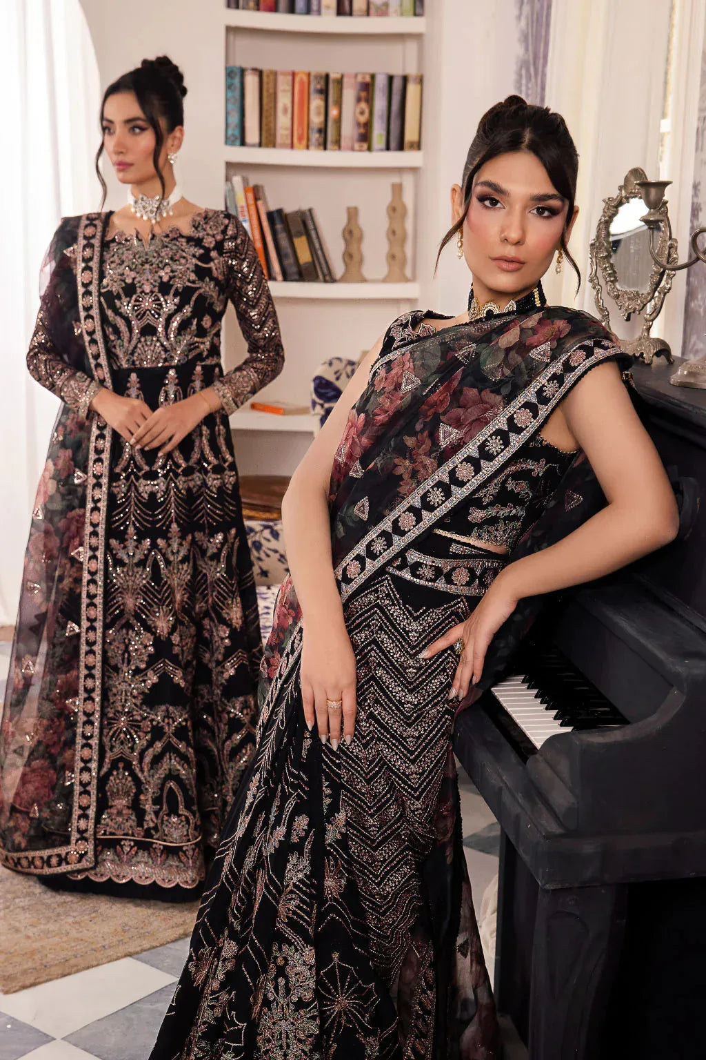 Iznik | Chinnon Chiffon | CC-32 KIAH - Rang-e-Khaas