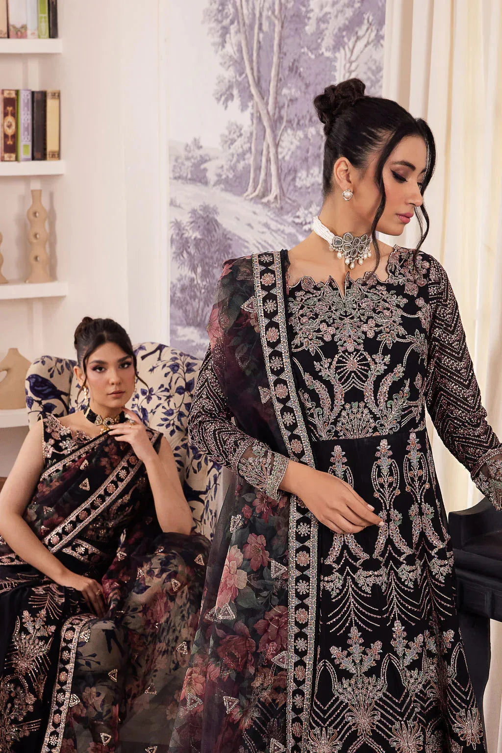 Iznik | Chinnon Chiffon | CC-32 KIAH - Rang-e-Khaas
