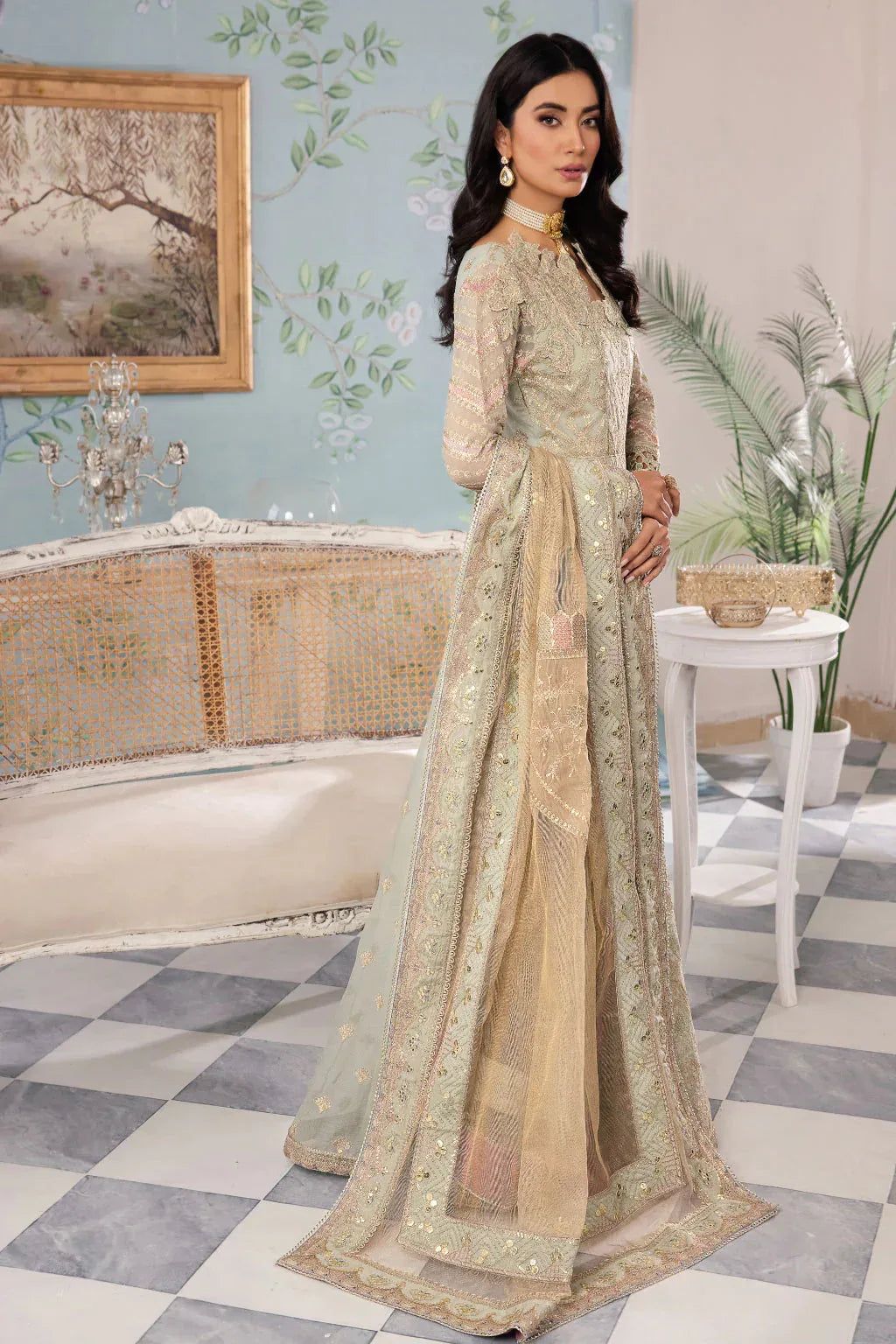 Iznik | Chinnon Chiffon | CC-33 QIANA - Rang-e-Khaas