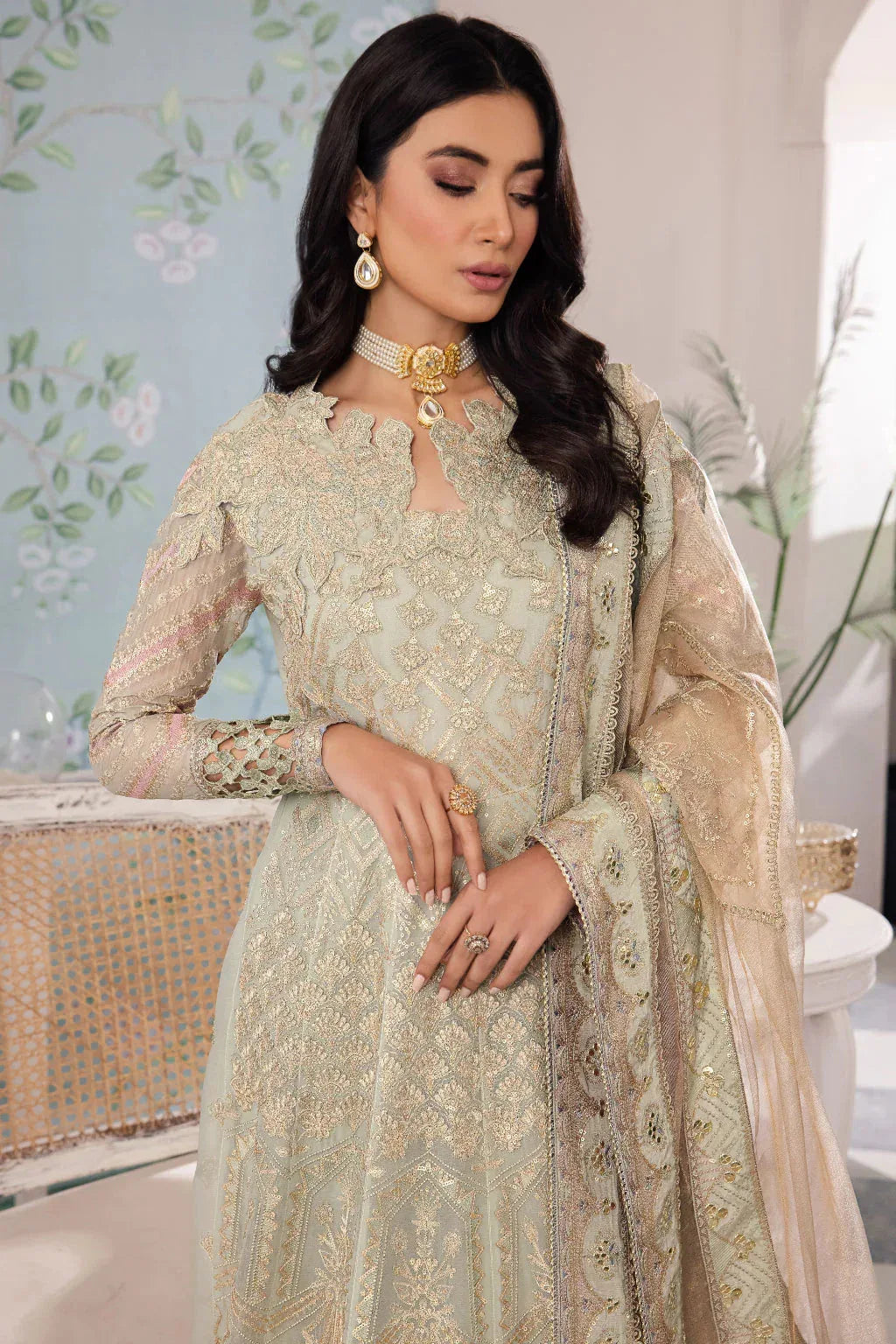 Iznik | Chinnon Chiffon | CC-33 QIANA - Rang-e-Khaas