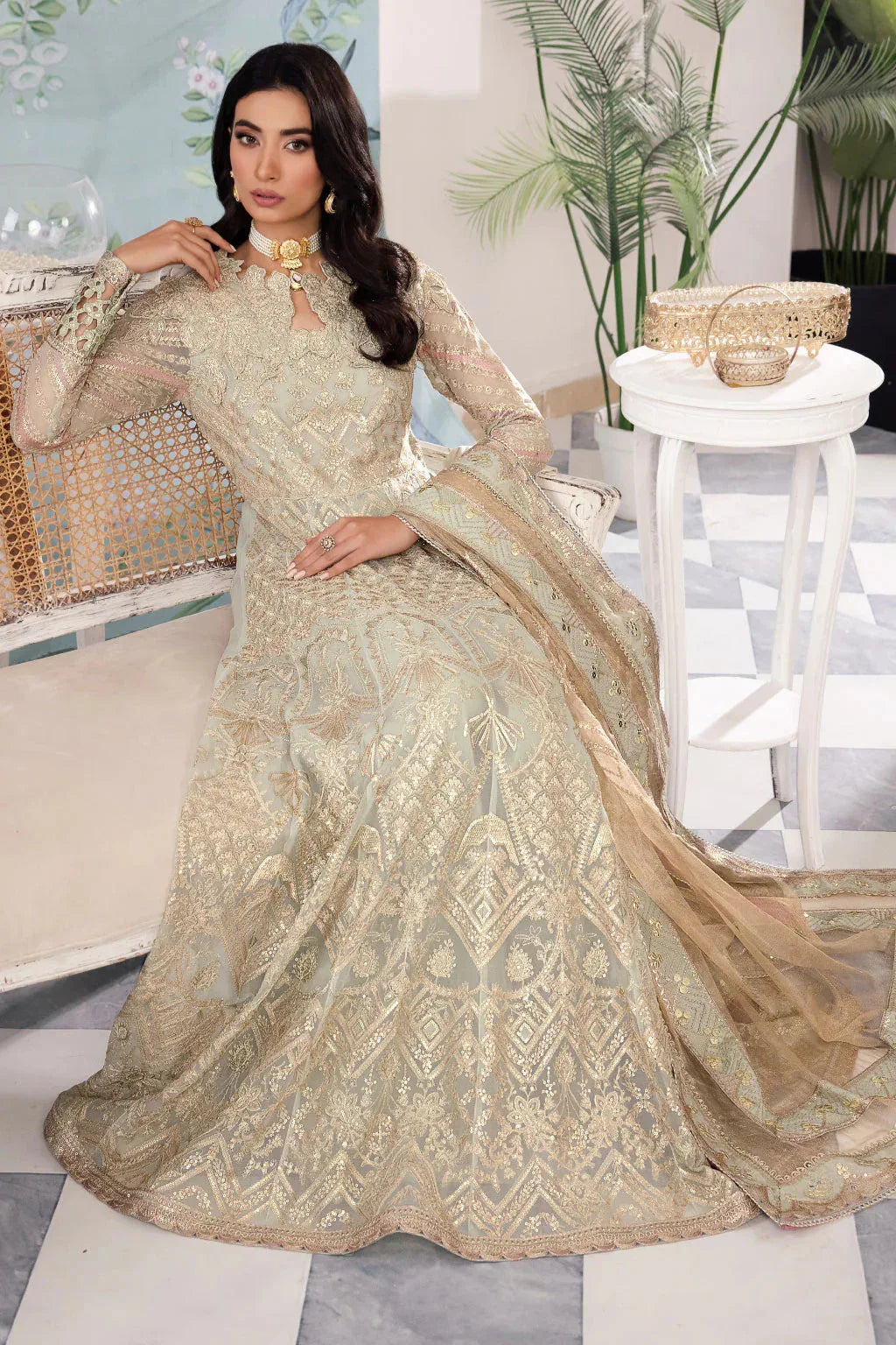 Iznik | Chinnon Chiffon | CC-33 QIANA - Rang-e-Khaas