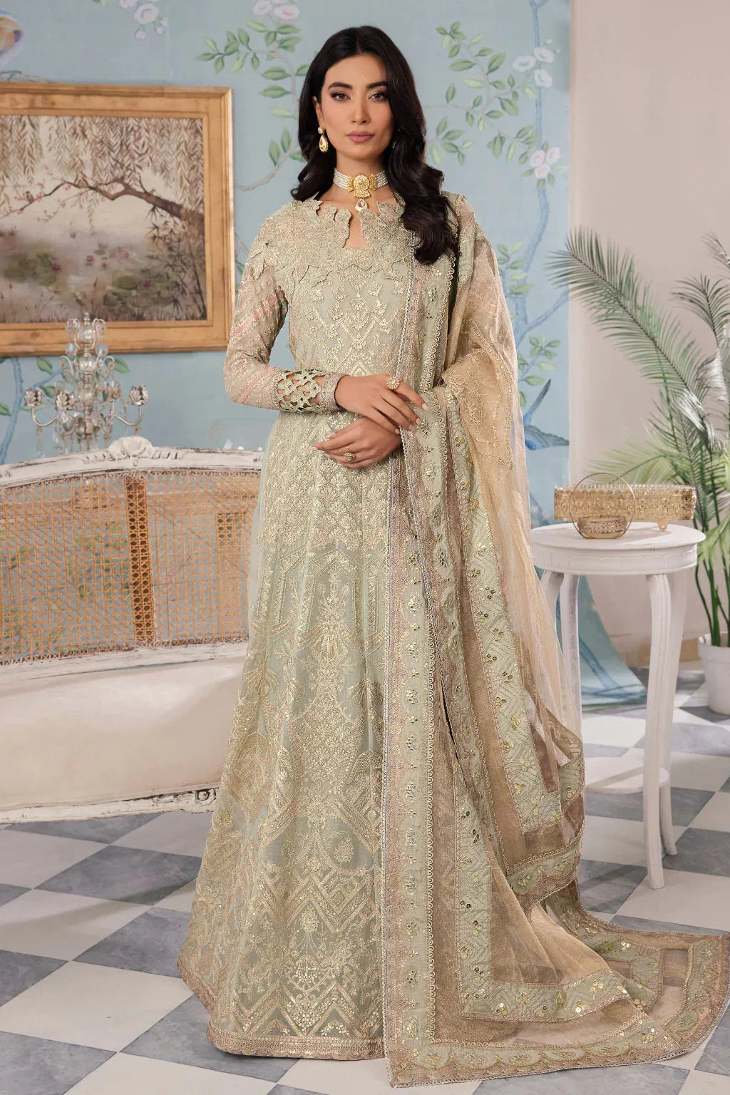 Iznik | Chinnon Chiffon | CC-33 QIANA - Rang-e-Khaas