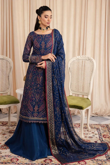 Iznik | Chinnon Chiffon | CC-34 ASHAH - Rang-e-Khaas