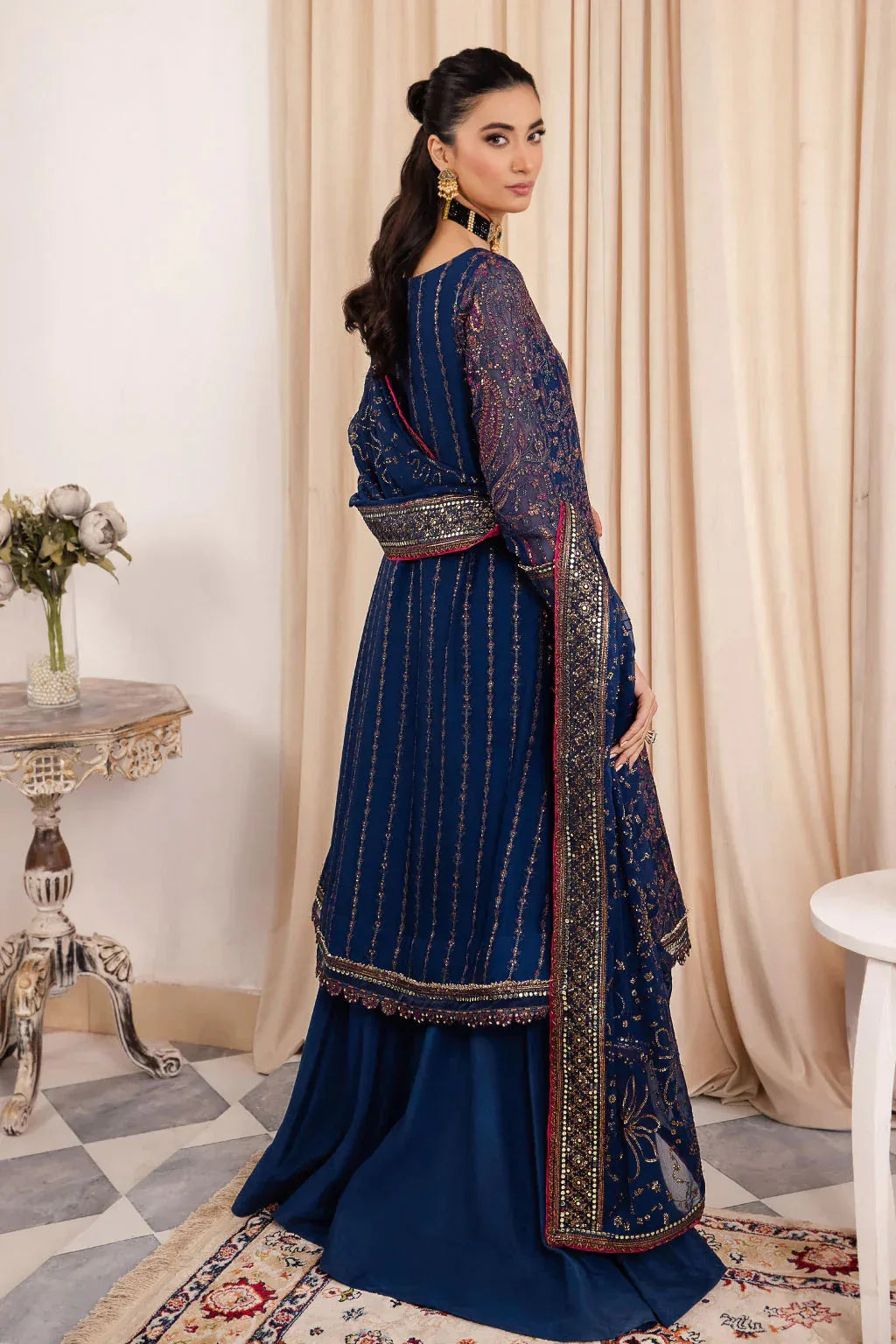 Iznik | Chinnon Chiffon | CC-34 ASHAH - Rang-e-Khaas