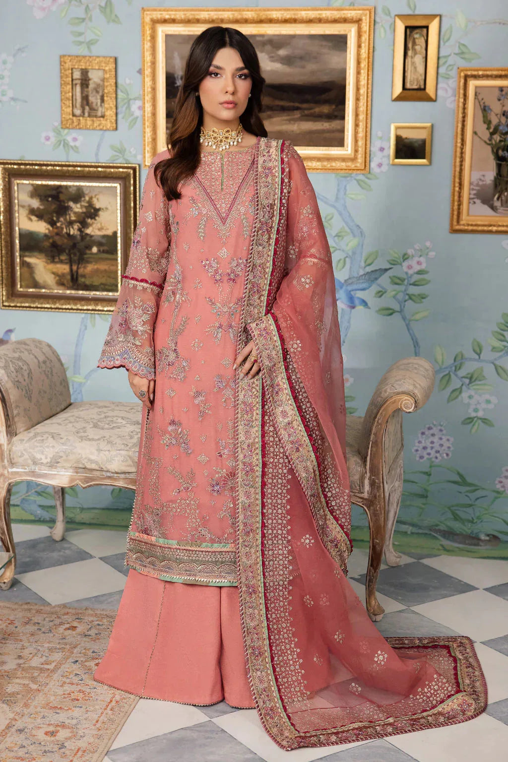 Iznik | Chinnon Chiffon | CC-35 DAREEN - Rang-e-Khaas