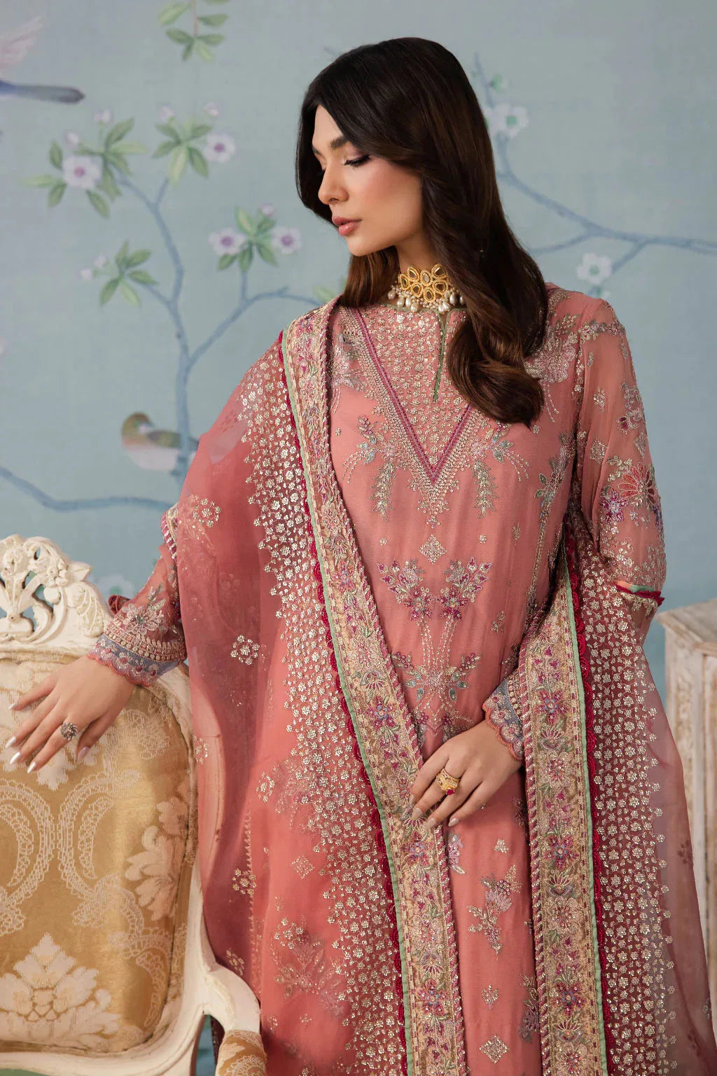 Iznik | Chinnon Chiffon | CC-35 DAREEN - Rang-e-Khaas