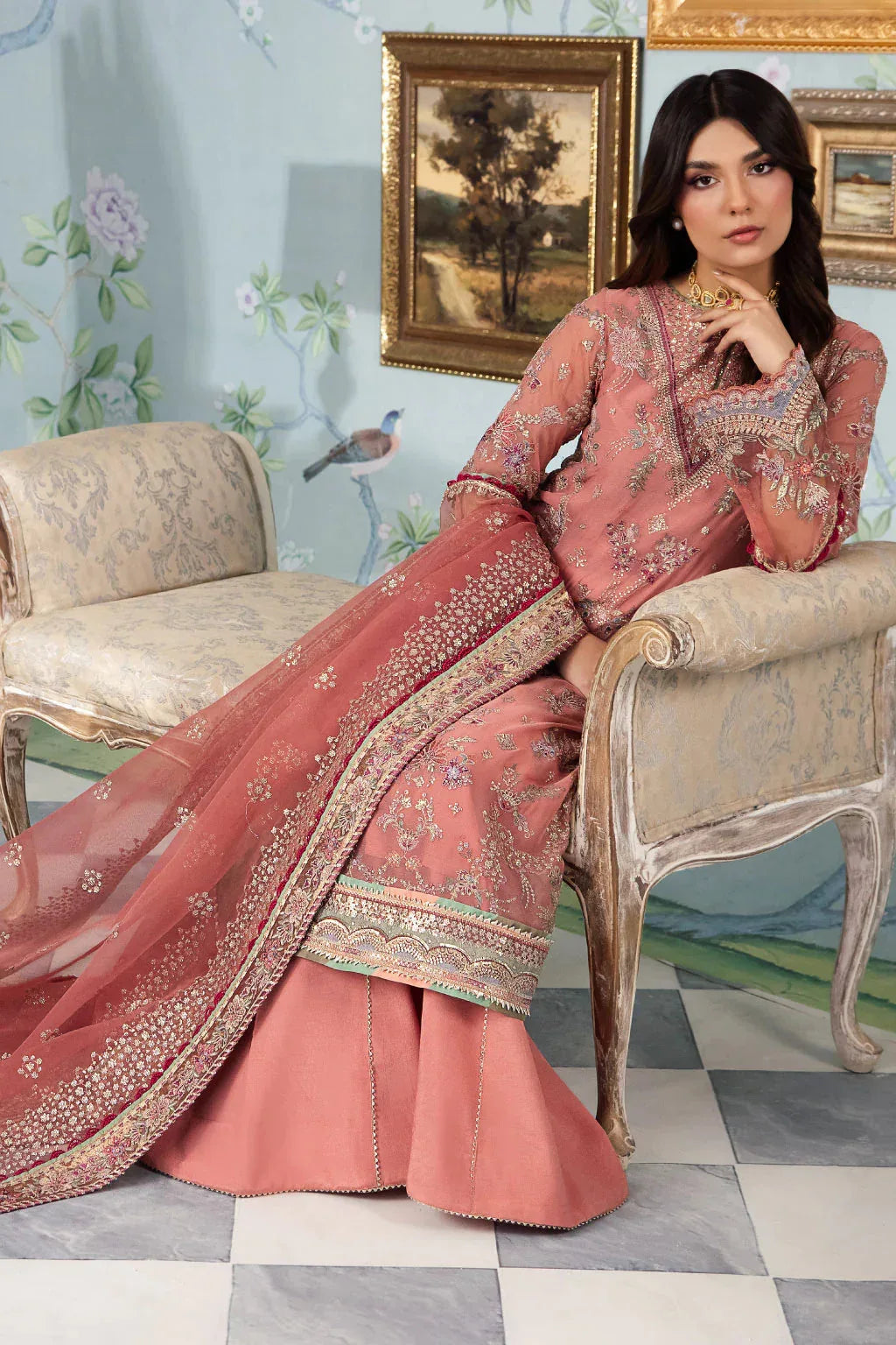 Iznik | Chinnon Chiffon | CC-35 DAREEN - Rang-e-Khaas