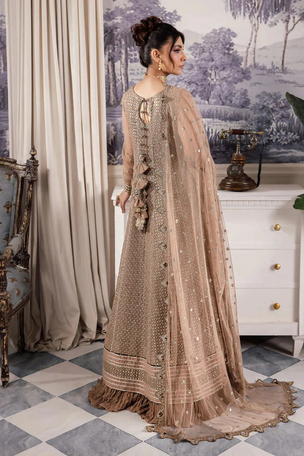 Iznik | Chinnon Chiffon | CC-36 DAMIYAH - Rang-e-Khaas