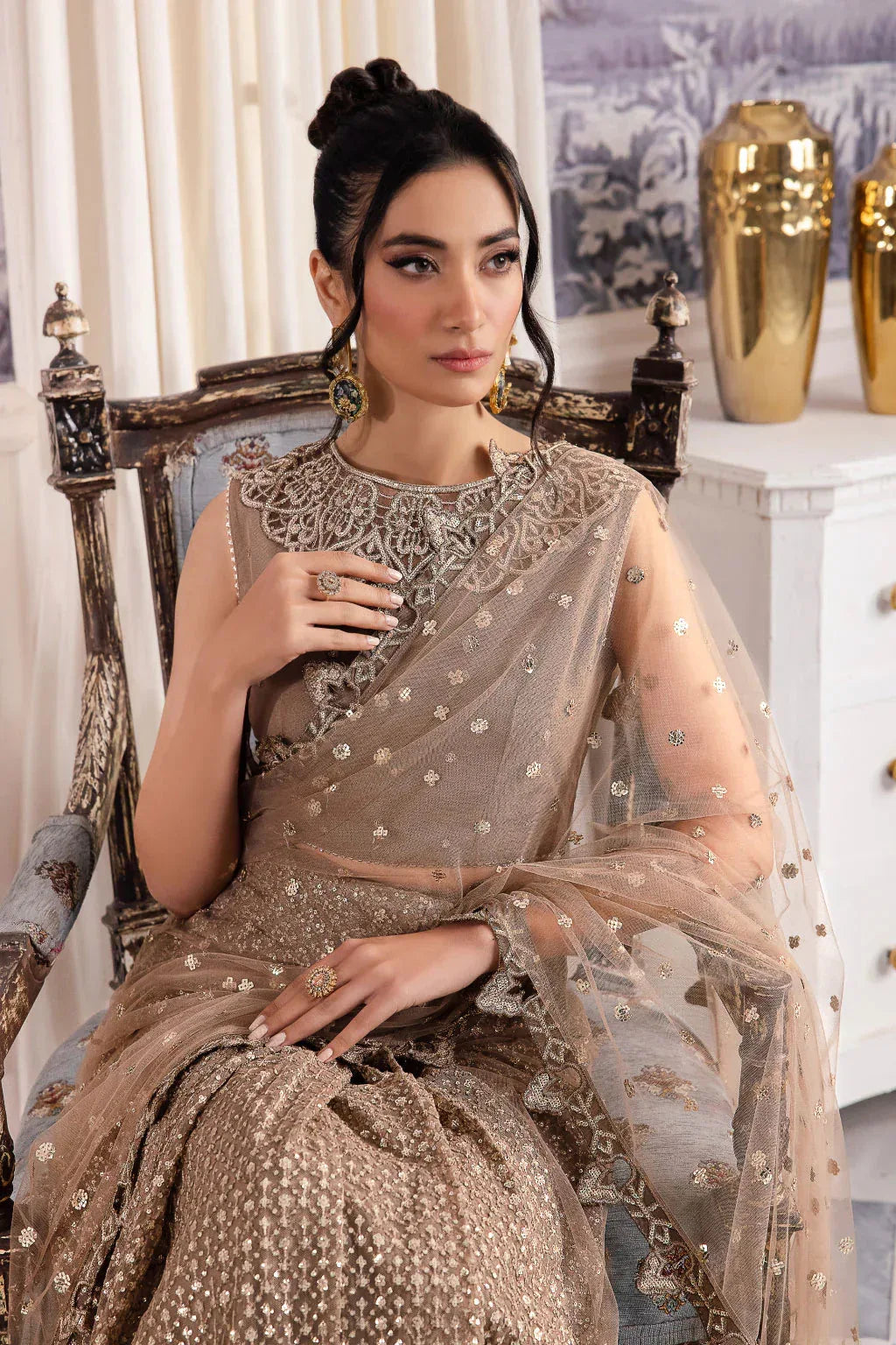 Iznik | Chinnon Chiffon | CC-36 DAMIYAH - Rang-e-Khaas