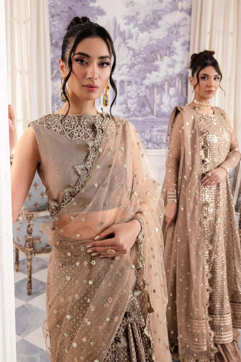 Iznik | Chinnon Chiffon | CC-36 DAMIYAH - Rang-e-Khaas