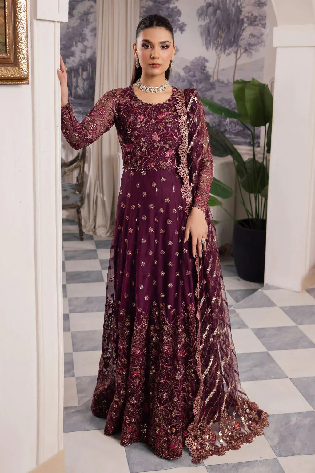 Iznik | Chinnon Chiffon | CC-37 AIDA - Rang-e-Khaas