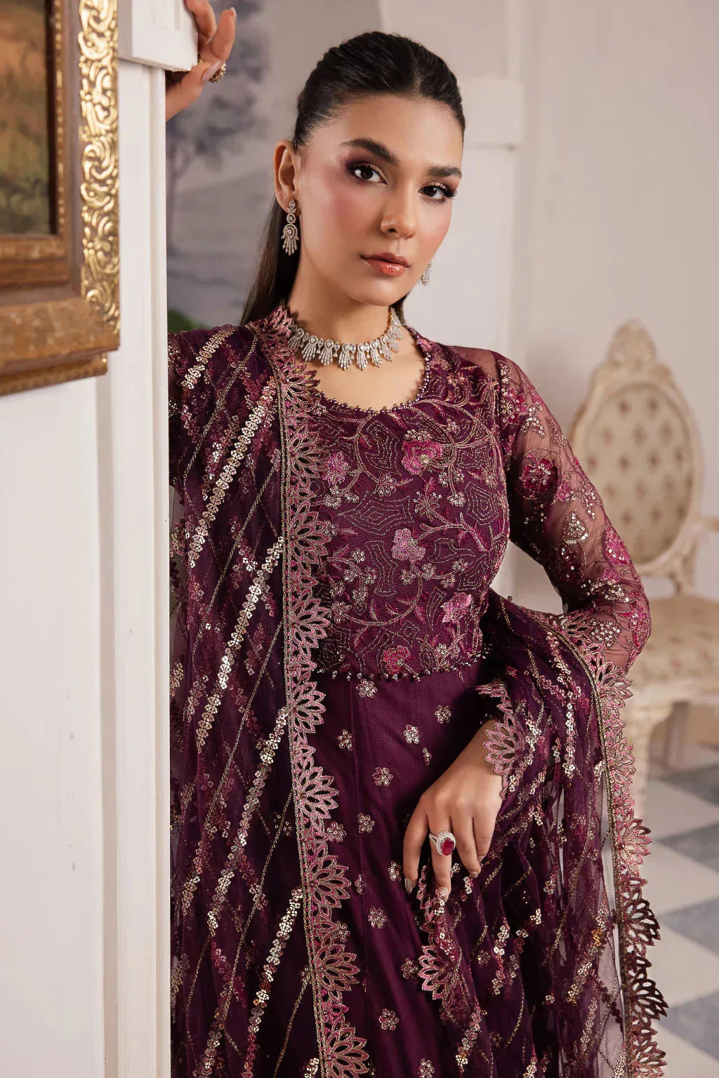 Iznik | Chinnon Chiffon | CC-37 AIDA - Rang-e-Khaas
