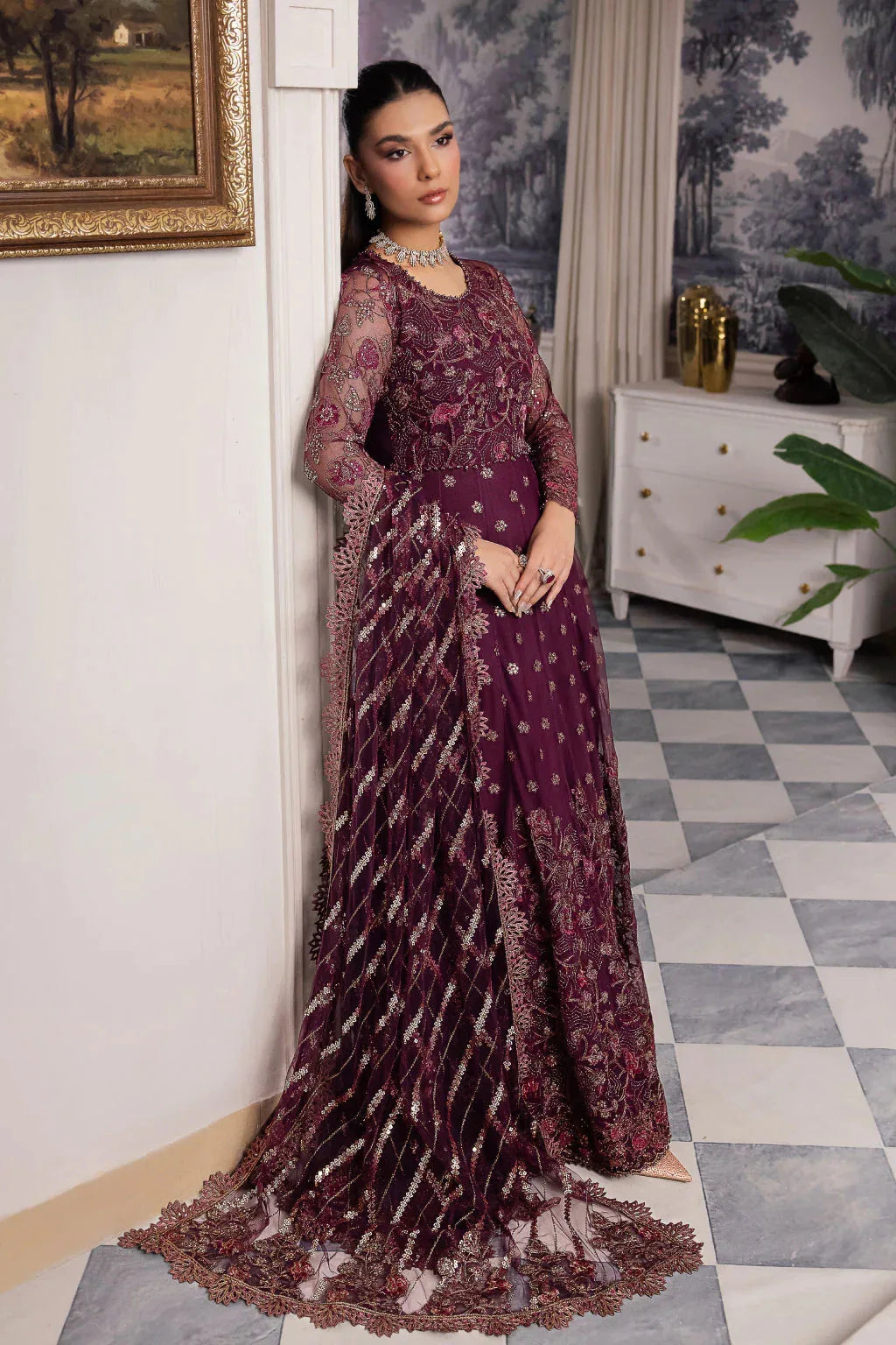 Iznik | Chinnon Chiffon | CC-37 AIDA - Rang-e-Khaas