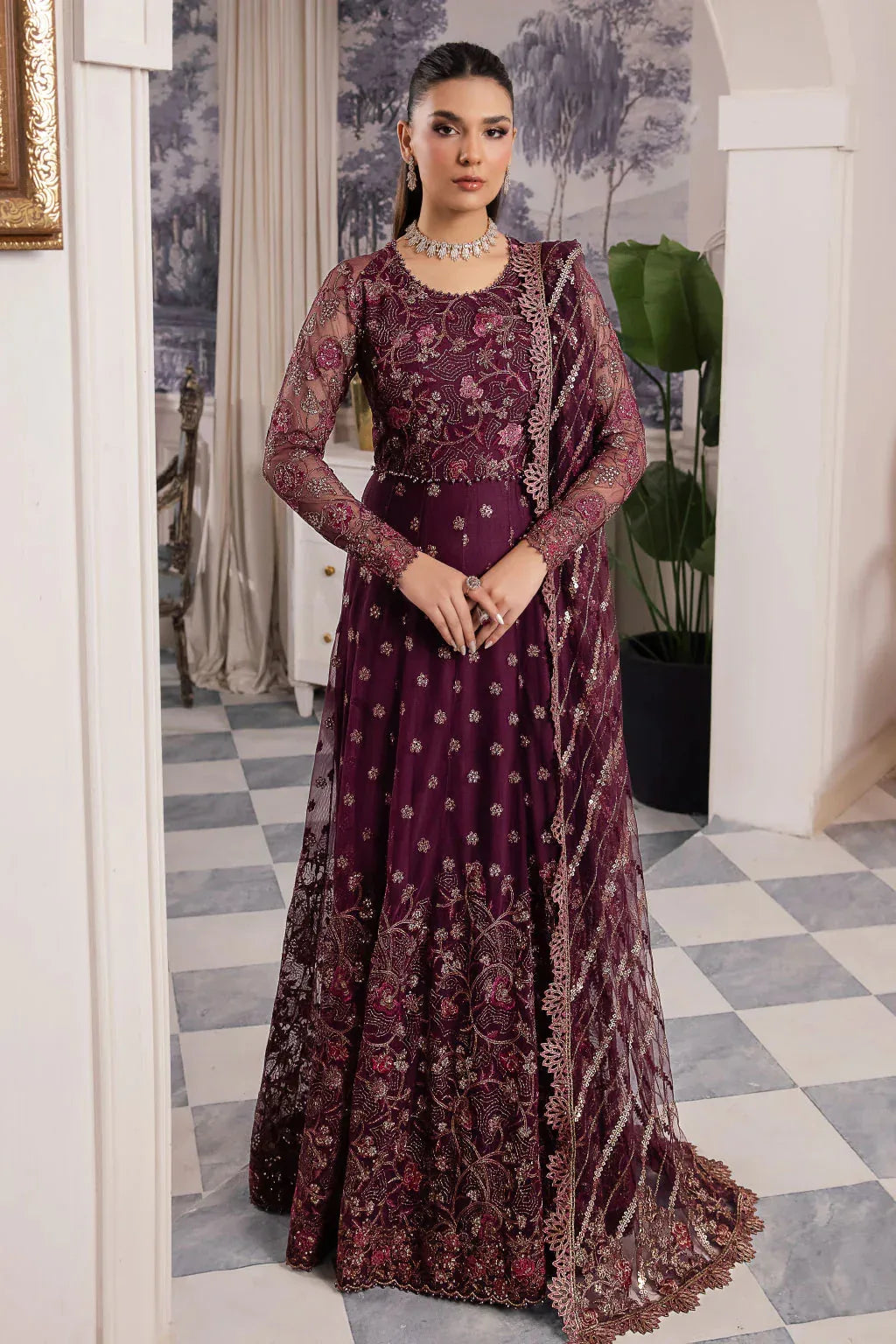 Iznik | Chinnon Chiffon | CC-37 AIDA - Rang-e-Khaas