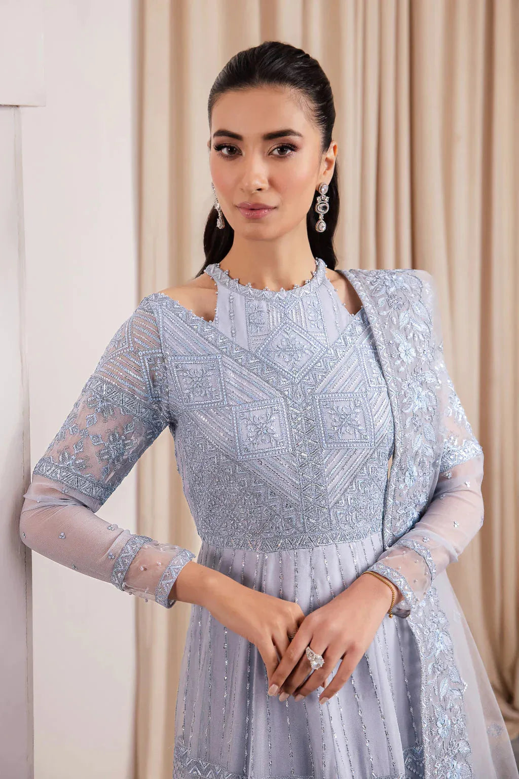 Iznik | Chinnon Chiffon | CC-38 IZARA - Rang-e-Khaas