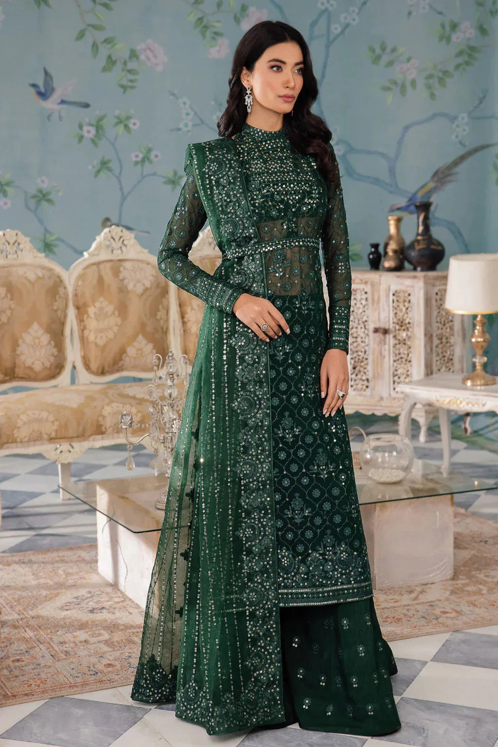 Iznik | Chinnon Chiffon | CC-40 KEZIAH - Rang-e-Khaas