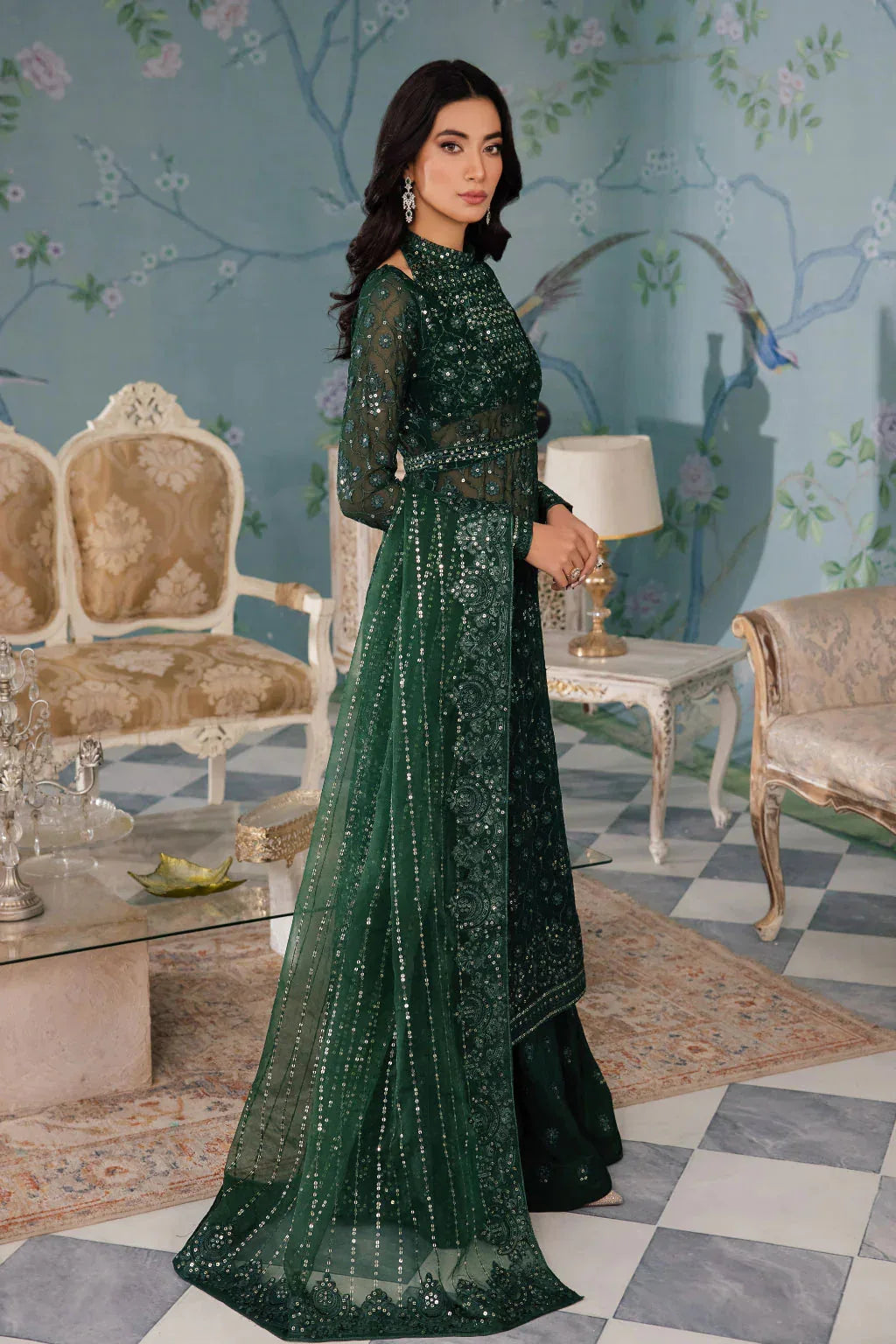 Iznik | Chinnon Chiffon | CC-40 KEZIAH - Rang-e-Khaas