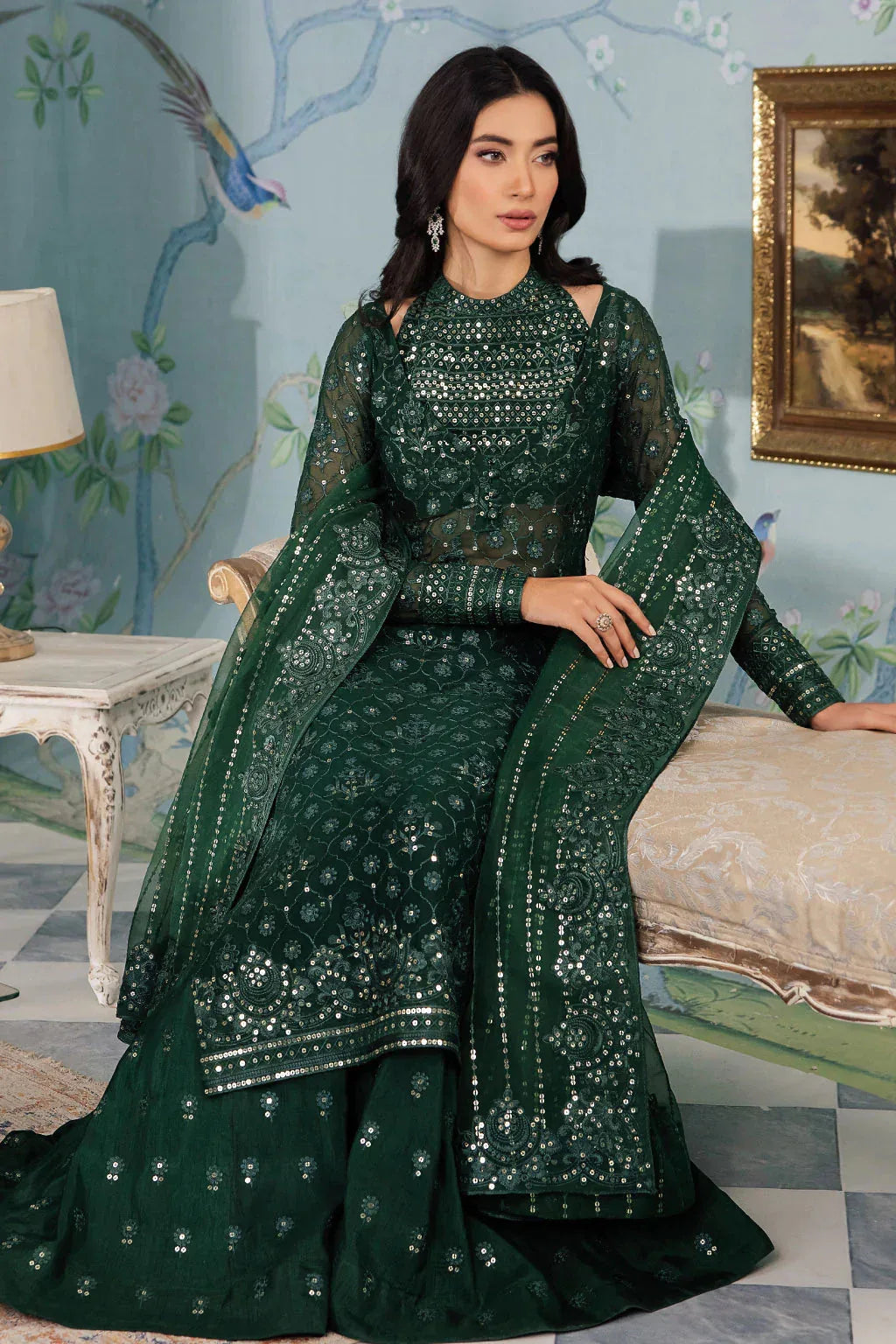 Iznik | Chinnon Chiffon | CC-40 KEZIAH - Rang-e-Khaas