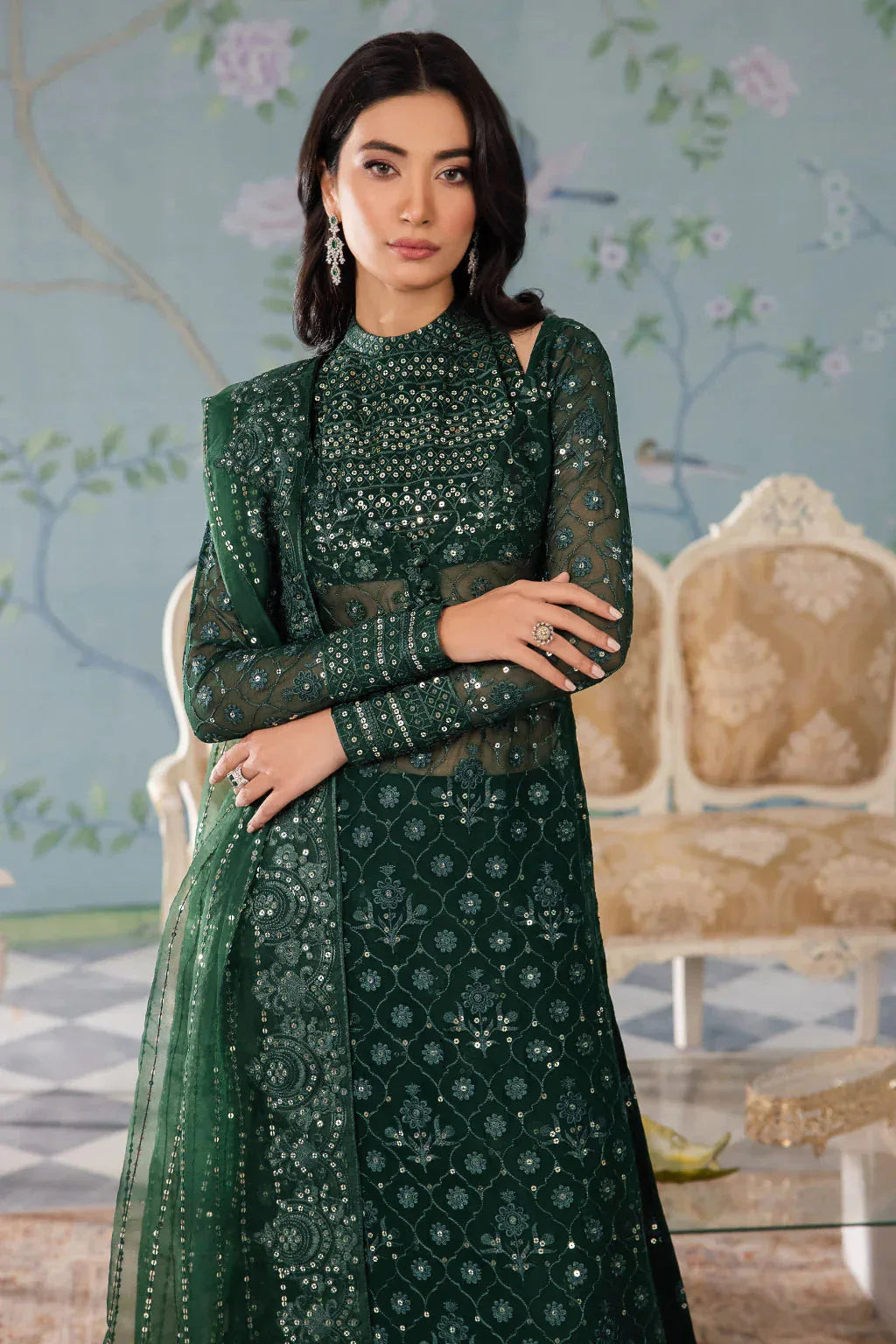 Iznik | Chinnon Chiffon | CC-40 KEZIAH - Rang-e-Khaas