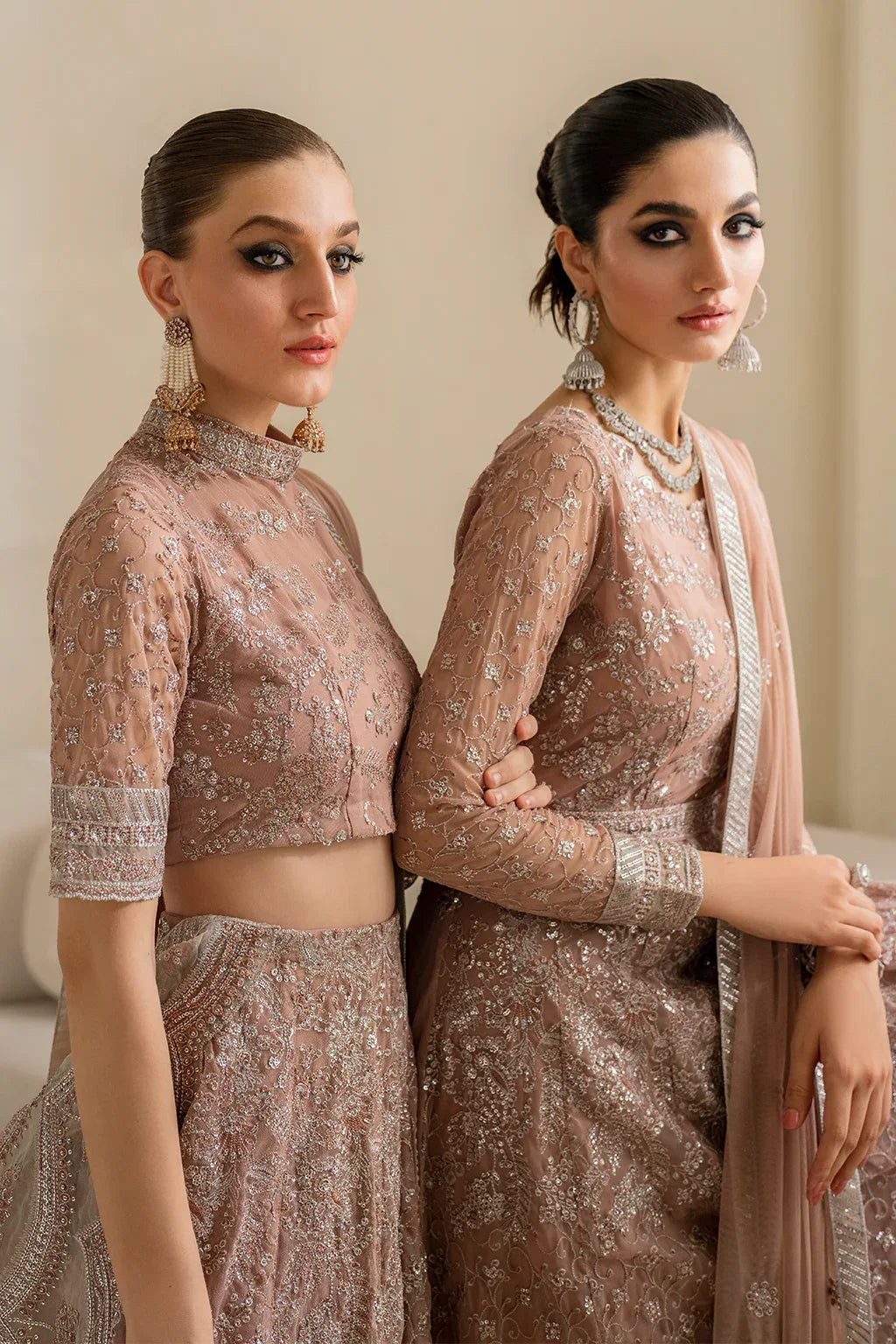 Iznik | Chinnon Chiffon | CC-43 Embroidered Net - Rang-e-Khaas