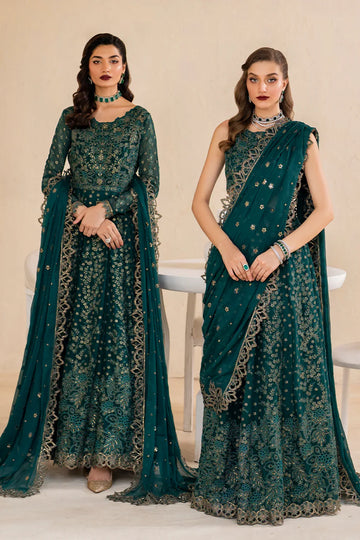 Iznik | Chinnon Chiffon | CC-47 Embroidered Chiffon - Rang-e-Khaas