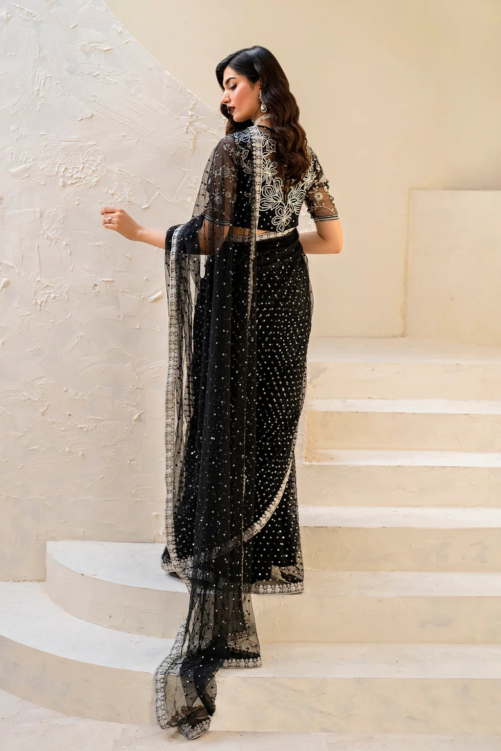 Iznik | Chinnon Chiffon | CC-50 Embroidered Net - Rang-e-Khaas