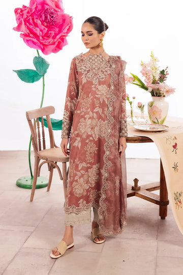 Iznik | Dahlia Embroidered Lawn | DL-12 - Rang-e-Khaas
