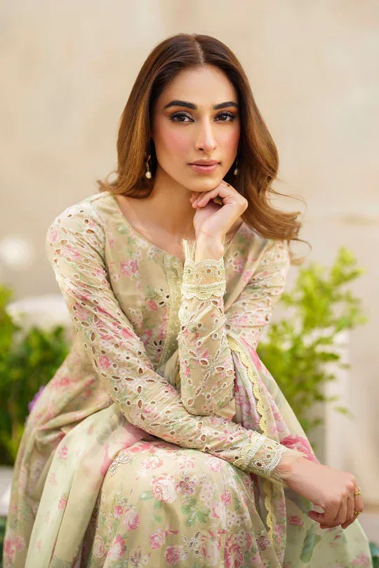 Iznik | Exclusive Lawn | SFL-05 EMBROIDERED LAWN - Rang-e-Khaas