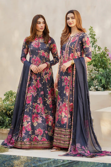 Iznik | Exclusive Lawn | SFL-12 EMBROIDERED LAWN - Rang-e-Khaas
