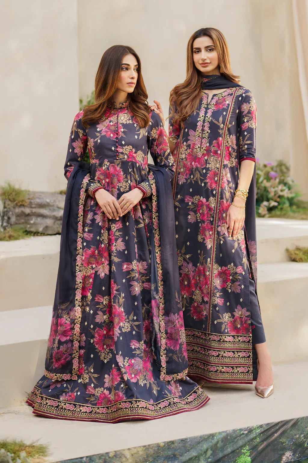 Iznik | Exclusive Lawn | SFL-12 EMBROIDERED LAWN - Rang-e-Khaas