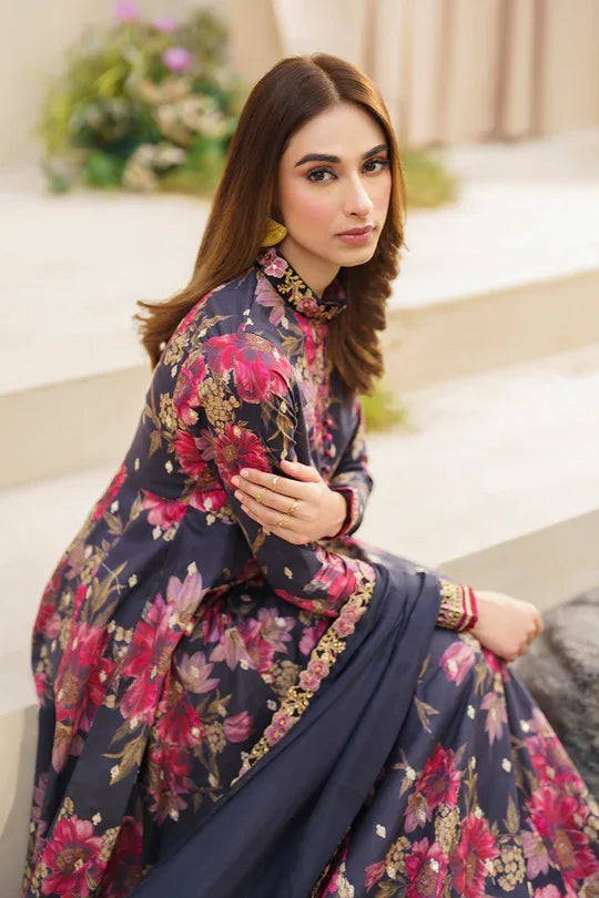 Iznik | Exclusive Lawn | SFL-12 EMBROIDERED LAWN - Rang-e-Khaas