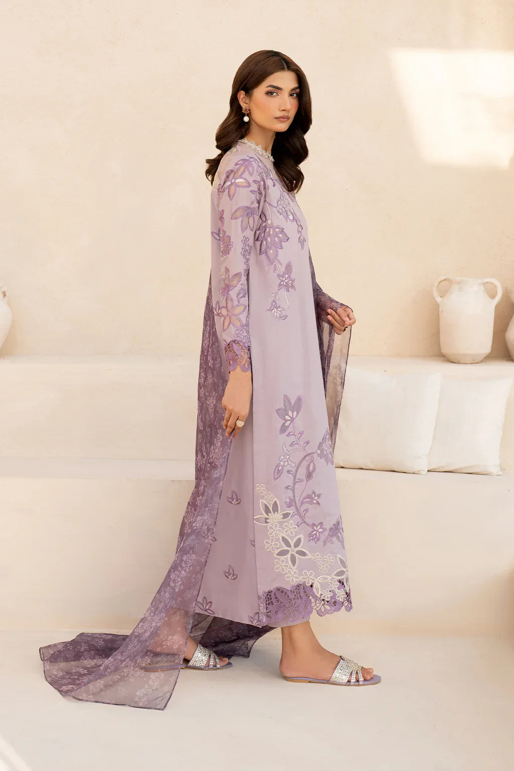 Iznik | Festive Lawn 25 | EFL-01 - Rang-e-Khaas